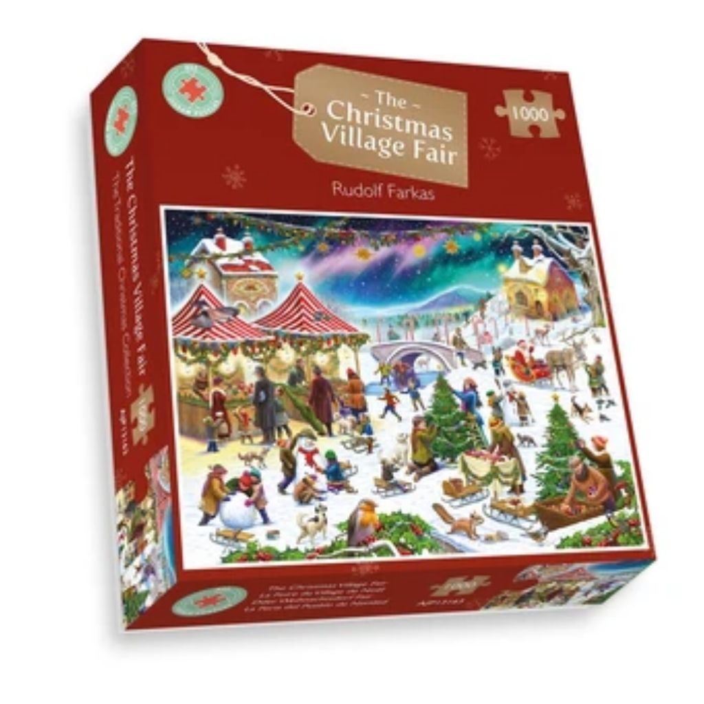 Christmas Village Fair by Rudolf Farkas 1000 Piece Jigsaw Puzzle-Southern Agriculture