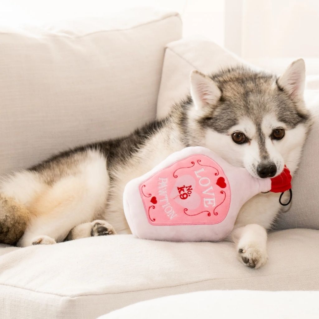 Lulubelles Power Plush Love Pawtion #K9 Plush Dog Toy