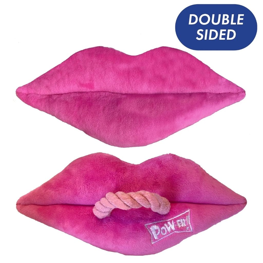Huxley & Kent - Lulubelles Power Plush Hot Lips Plush Dog Toy