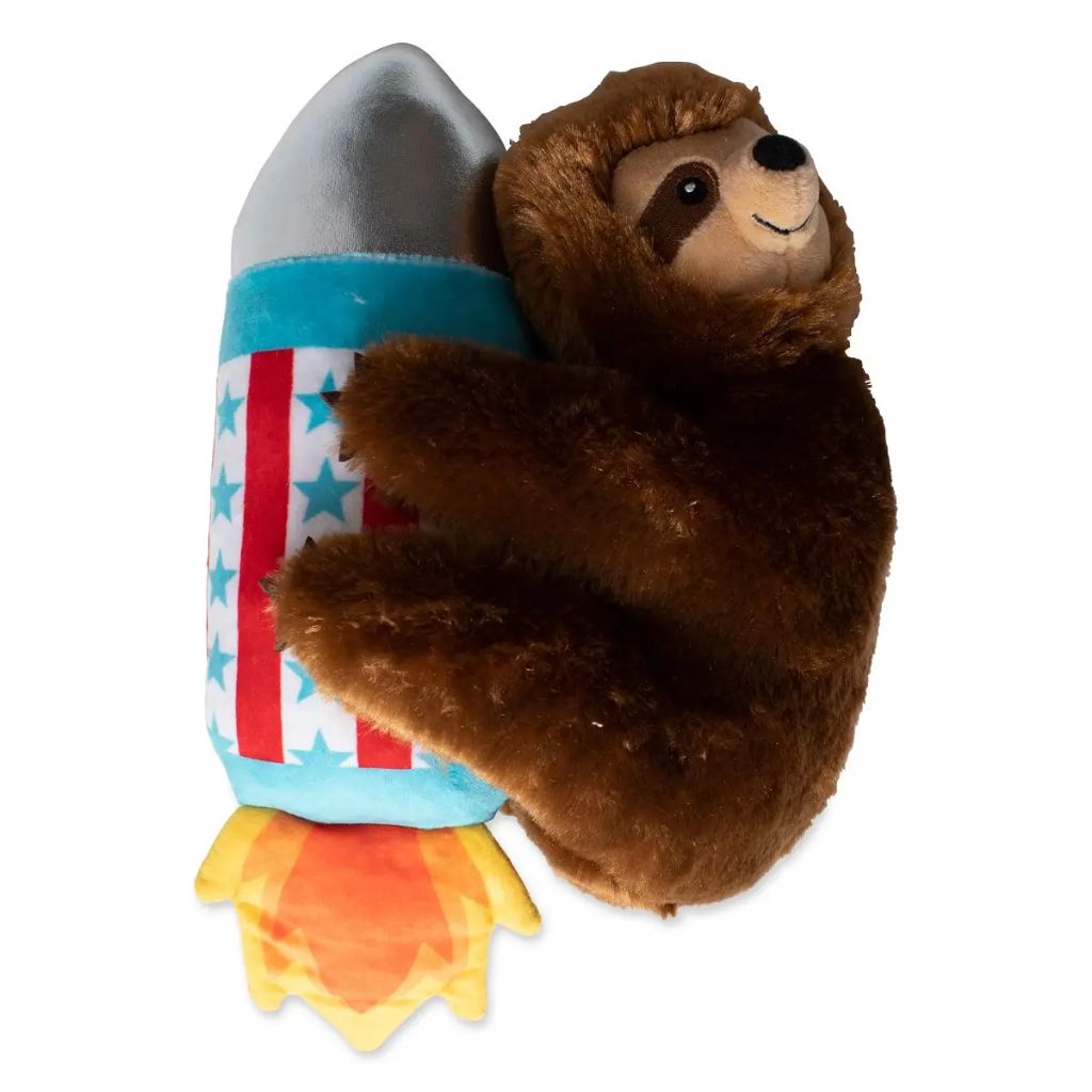 Petshop by Fringe Studio - Rocket Sloth Plush Dog Toy