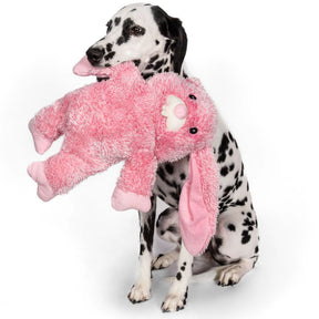Fab Dog - Pink Fluffy Bunny Dog Toy