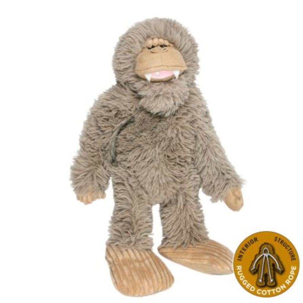 Big Foot Stuffless With Knotted Rope Dog Toy