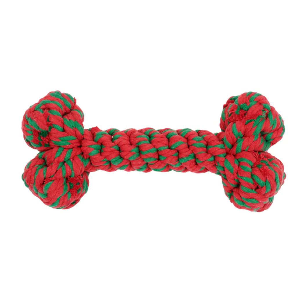 Jax & Bones Dog Toy Holiday Bone Rope 11