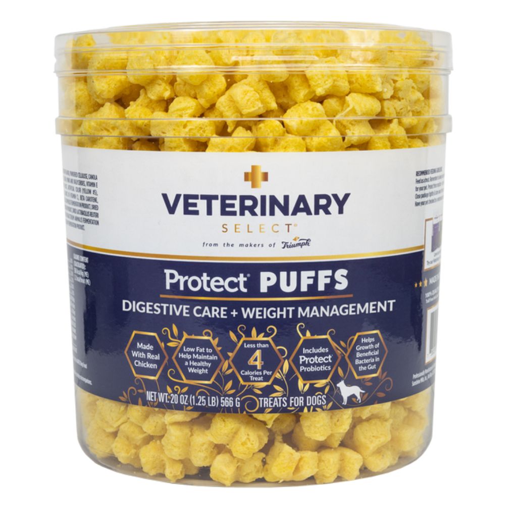 Veterinary Select - Protect Puffs Digestive Care + Weight Management Dog Treats 20 oz.