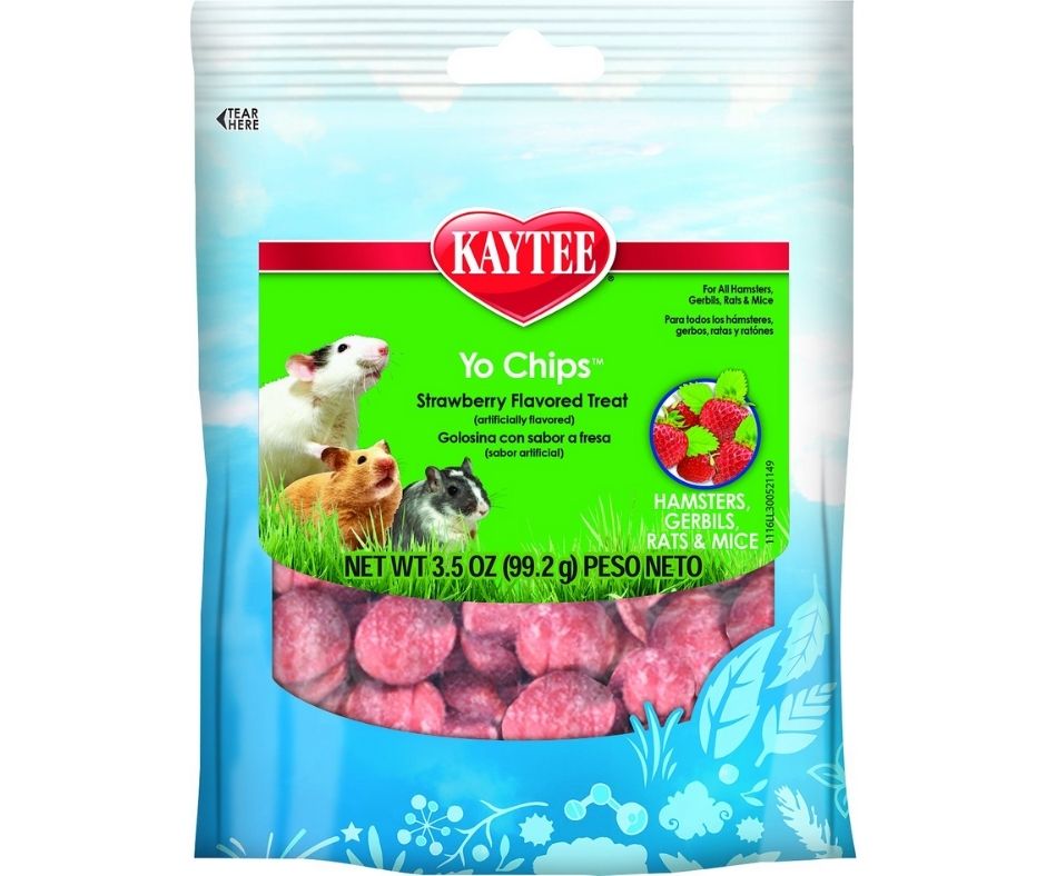 Kaytee Fiesta Yo Chips Strawberry for Hamsters, Gerbils, Mice, and Rats-Southern Agriculture