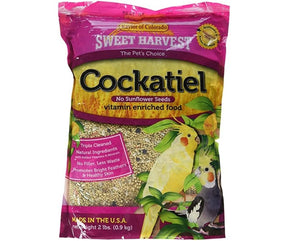 Kaylor of Colorado - Sweet Harvest Cockatiel without Sunflower Seeds 2 lb.-Southern Agriculture
