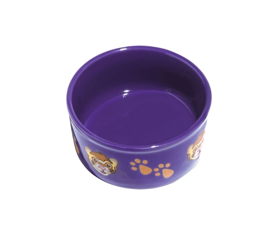 Kaytee Paw-Print PetWare Bowl, Ferret, Colors Vary.-Southern Agriculture