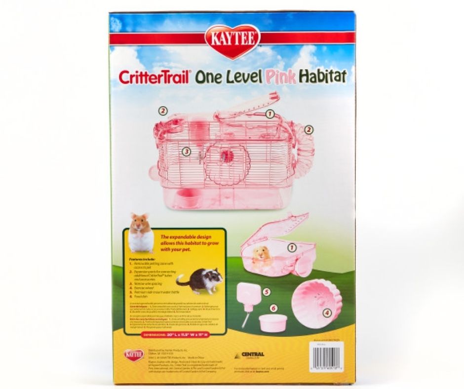 Kaytee CritterTrail One Level Habitat Pink Edition-Southern Agriculture