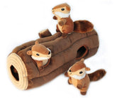 ZippyPaws, Burrow - Log with 3 Chipmunks.-Southern Agriculture