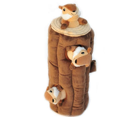 ZippyPaws, Burrow - Log with 3 Chipmunks.-Southern Agriculture