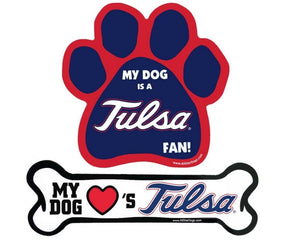 All Star Dogs - University of Tulsa Golden Hurricane Car Magnets-Southern Agriculture