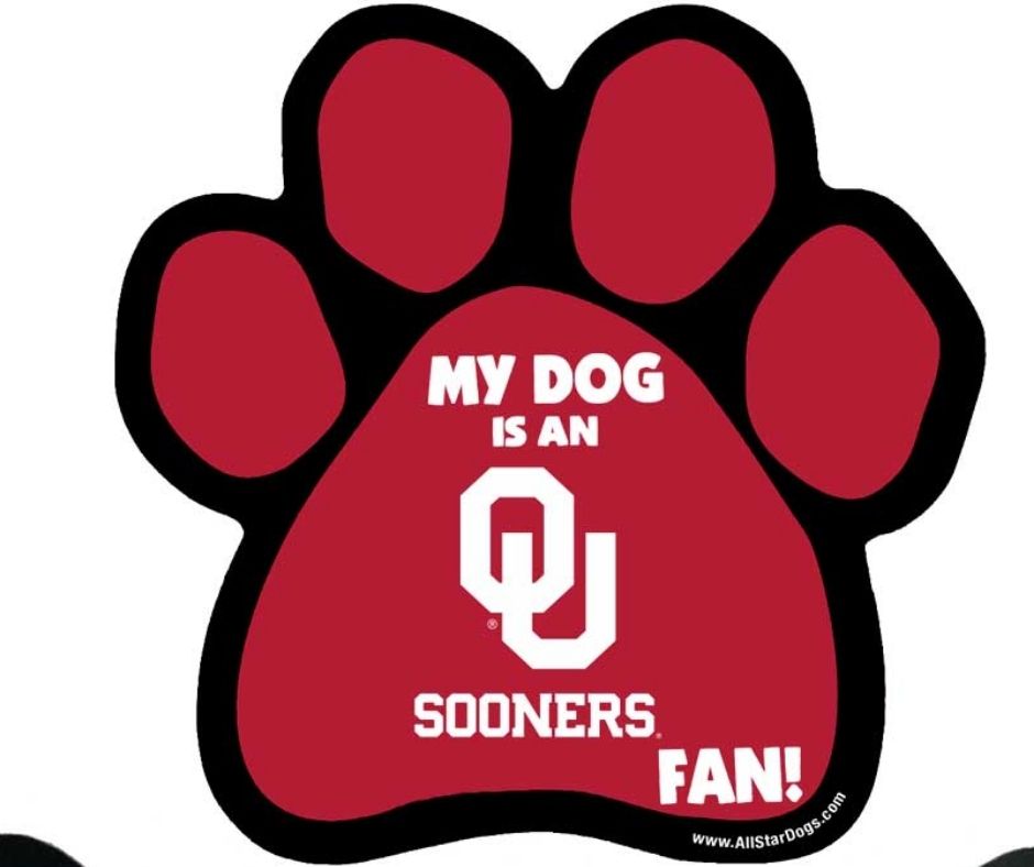 All Star Dogs - University of Oklahoma Sooners Car Magnets-Southern Agriculture