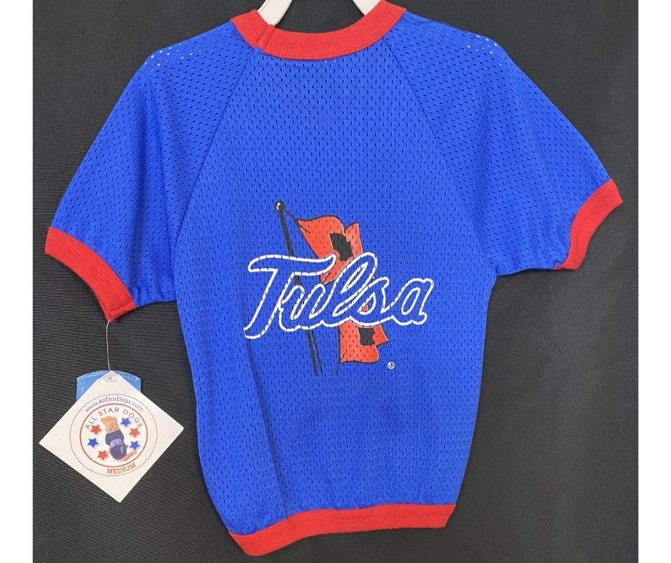 All Star Dog - University of Tulsa Golden Hurricane Mesh Dog Jersey-Southern Agriculture