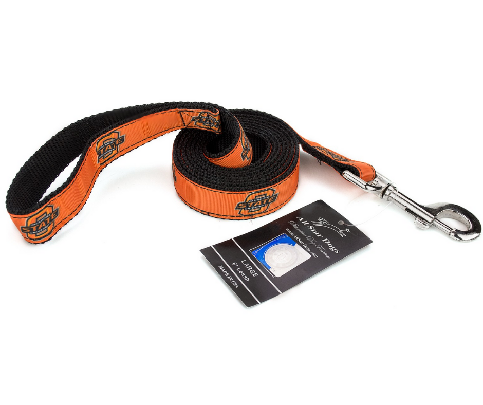 All Star Dogs - Oklahoma State Cowboys Dog Leash-Southern Agriculture