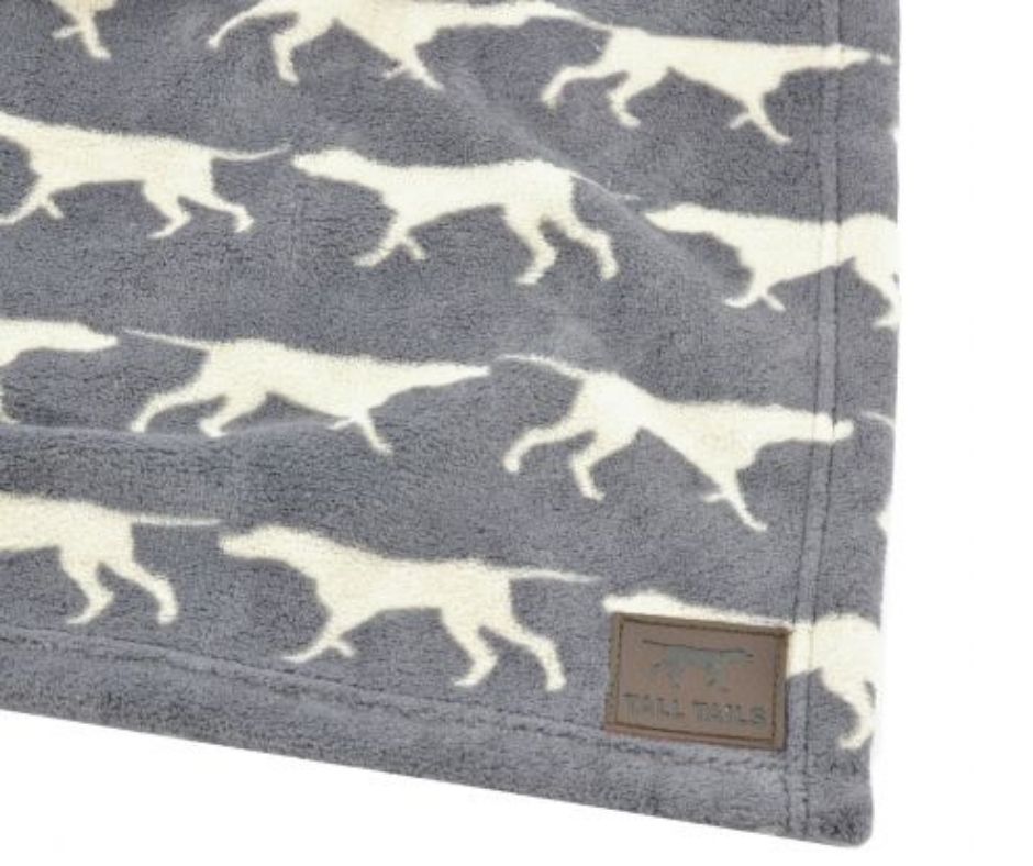 Tall Tails - Grey Icon Blanket.-Southern Agriculture