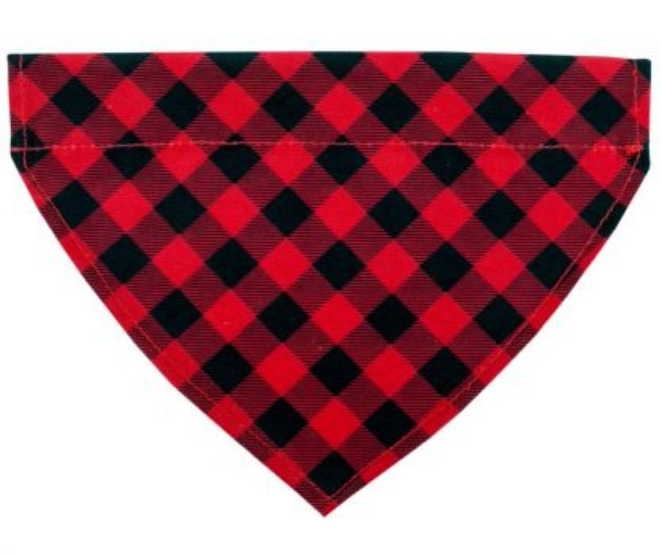 Tall Tails - Red Plaid Dog Bandana-Southern Agriculture