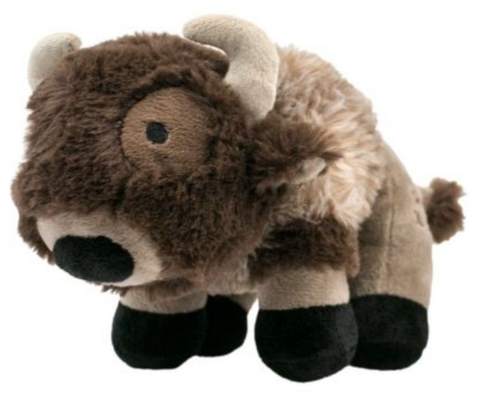 Tall Tails - Buffalo with Squeaker. Dog Toy.-Southern Agriculture