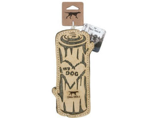 Tall Tails - Natural Leather Love My Dog Log. Dog Toy.-Southern Agriculture