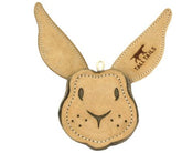 Tail Tails - Natural Leather Scrappy Rabbit. Dog Toy.-Southern Agriculture