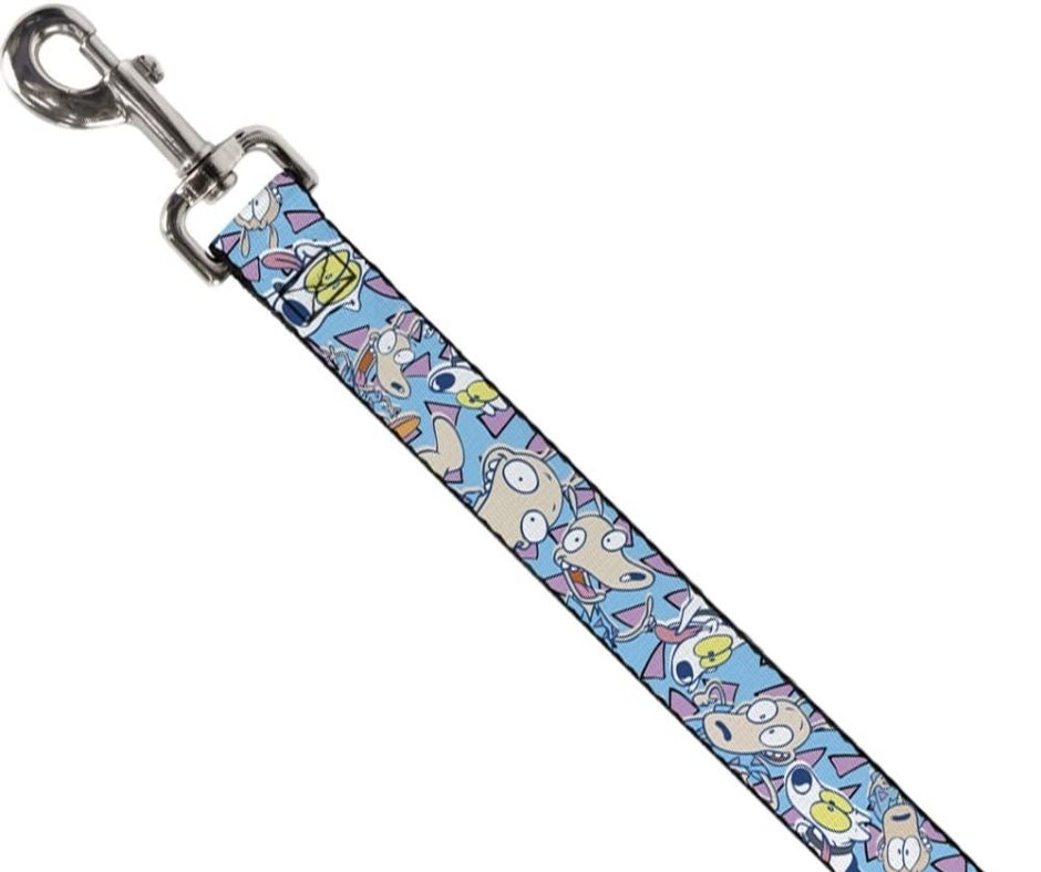 Rocko & Spunky Scattered Expressions Dog Leash by Buckle-Down-Southern Agriculture