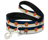Tulsa Flag Dog Leash by Buckle-Down-Southern Agriculture