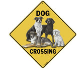 Dog Crossing Sign by CrossWalks-Southern Agriculture