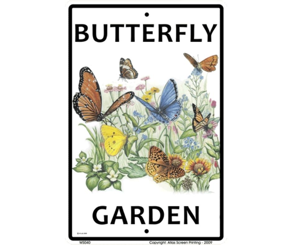 Butterfly Garden Sign by CrossWalks-Southern Agriculture