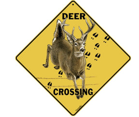 Deer Crossing Sign by Crosswalks-Southern Agriculture