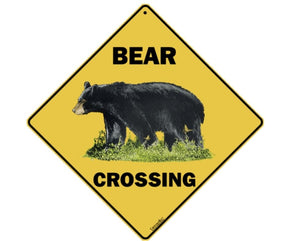 Bear Crossing Sign by Crosswalks-Southern Agriculture
