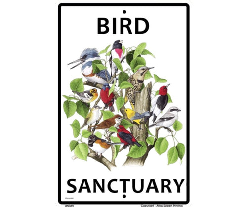 Bird Sanctuary Sign