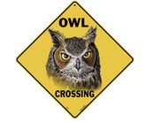 Owl Crossing Sign by Crosswalks-Southern Agriculture
