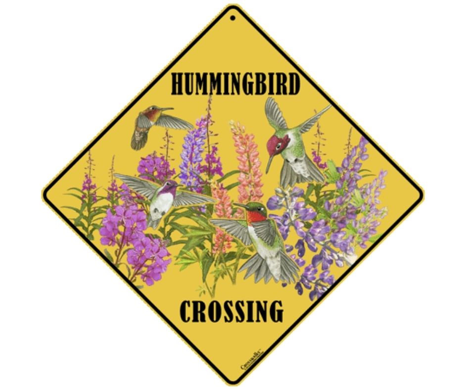 Western Hummers Crossing Sign by Crosswalks-Southern Agriculture