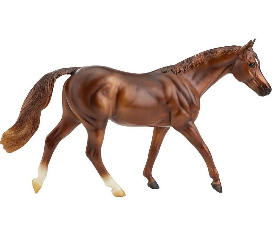 Breyer Coppery Chestnut Thoroughbred-Southern Agriculture