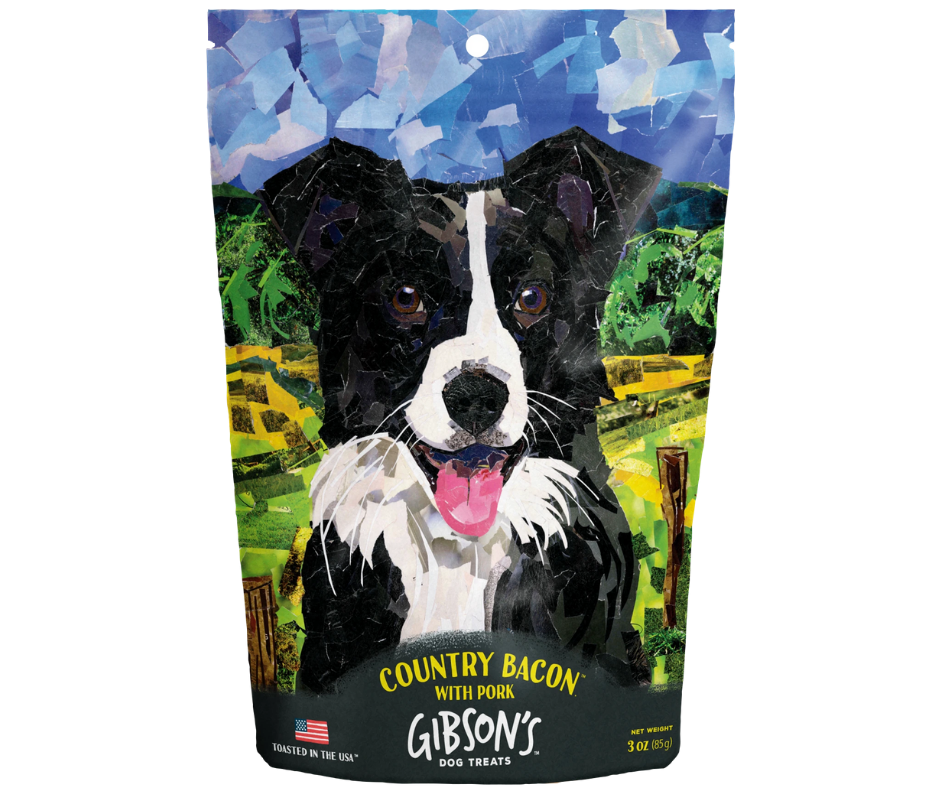 Gibsons - Country Bacon. Pork Jerky Dog Treats.-Southern Agriculture