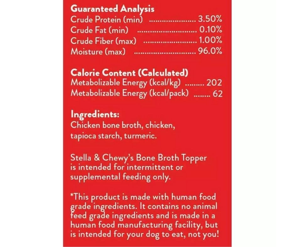 Stella & Chewy's Cage-Free Chicken Broth Topper for Dogs-Southern Agriculture