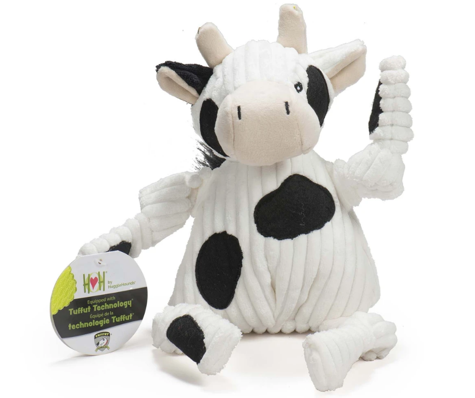 Huggle Hounds - Cow Knottie. Dog Toy.-Southern Agriculture
