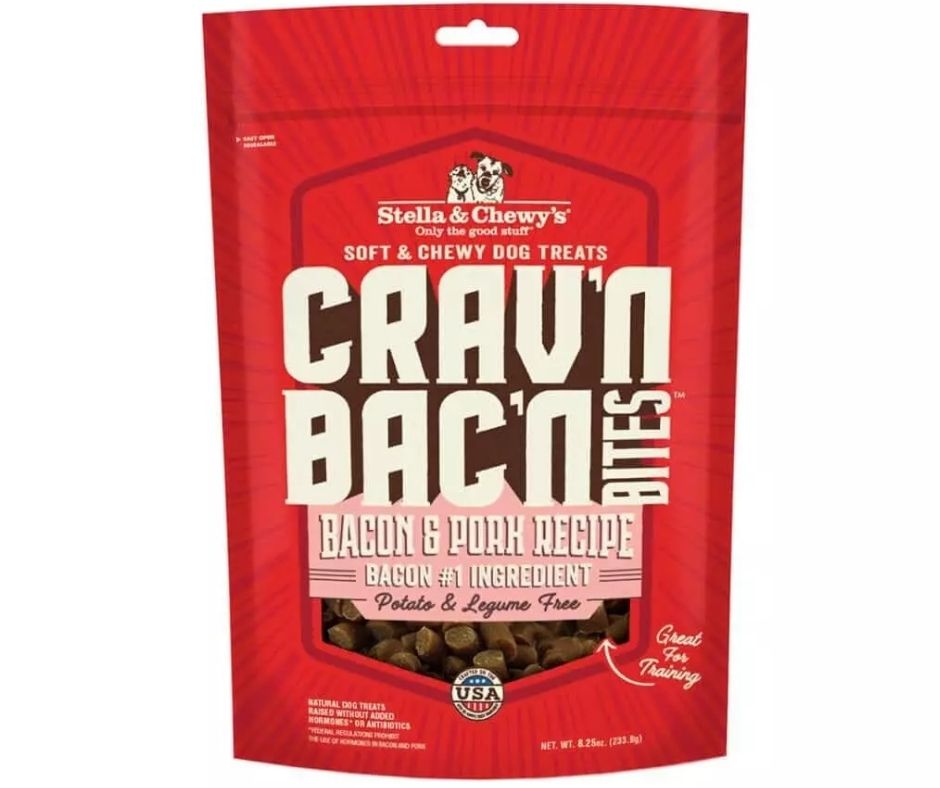 Stella & Chewy's - Crav’n Bac’n Bites Bacon & Pork Recipe. Dog Treats.-Southern Agriculture