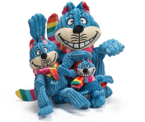 Huggle Hounds - Rainbow Cheshire Cat Knottie. Dog Toys.-Southern Agriculture