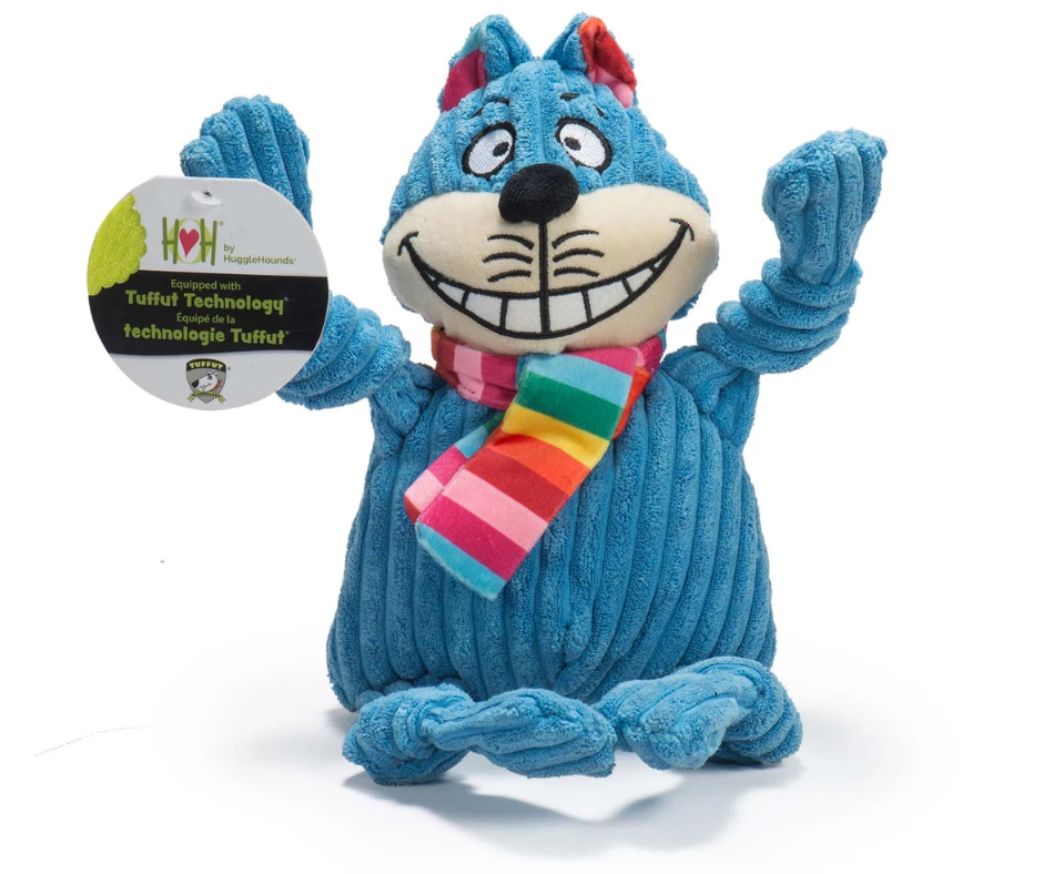 Huggle Hounds - Rainbow Cheshire Cat Knottie. Dog Toys.-Southern Agriculture