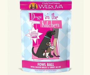 Weruva Dogs in the Kitchen Fowl Ball with Chicken & Turkey Au Jus Dog Food-Southern Agriculture