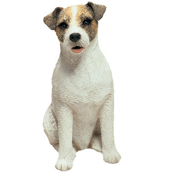 Figurine Midsize Dog JRT White and Brown
