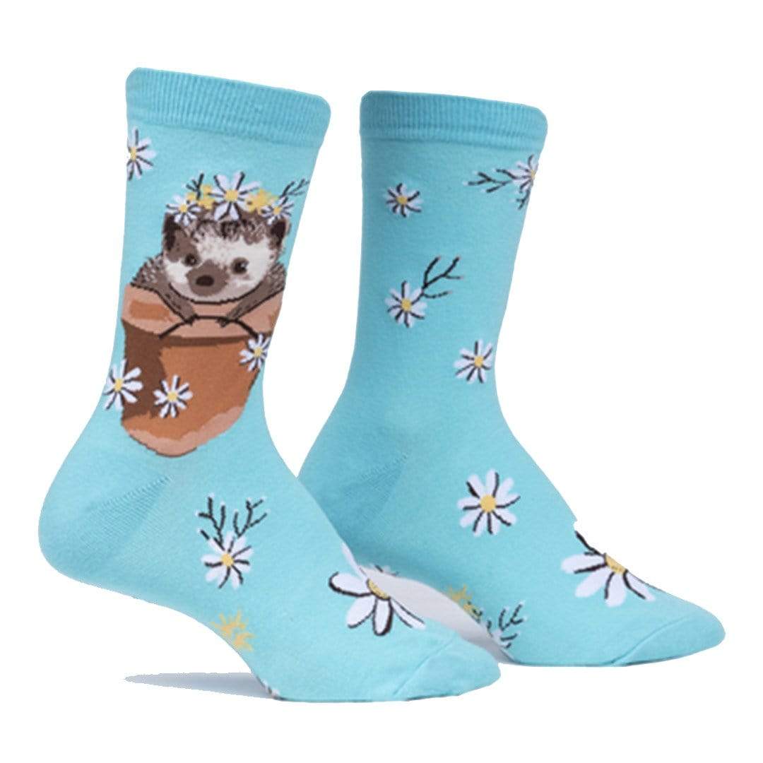 My Dear Hedgehog Women's Crew Socks by Sock It To Me