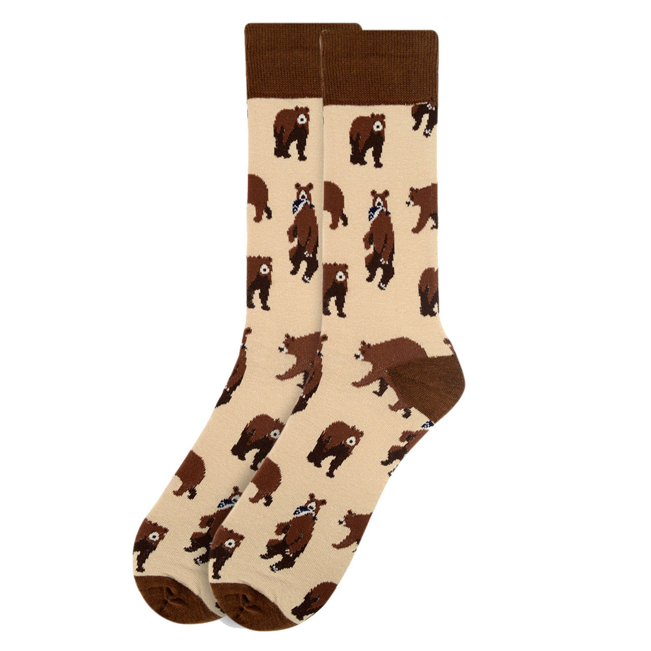 Selini NewYork - Socks Mens Brown Bear