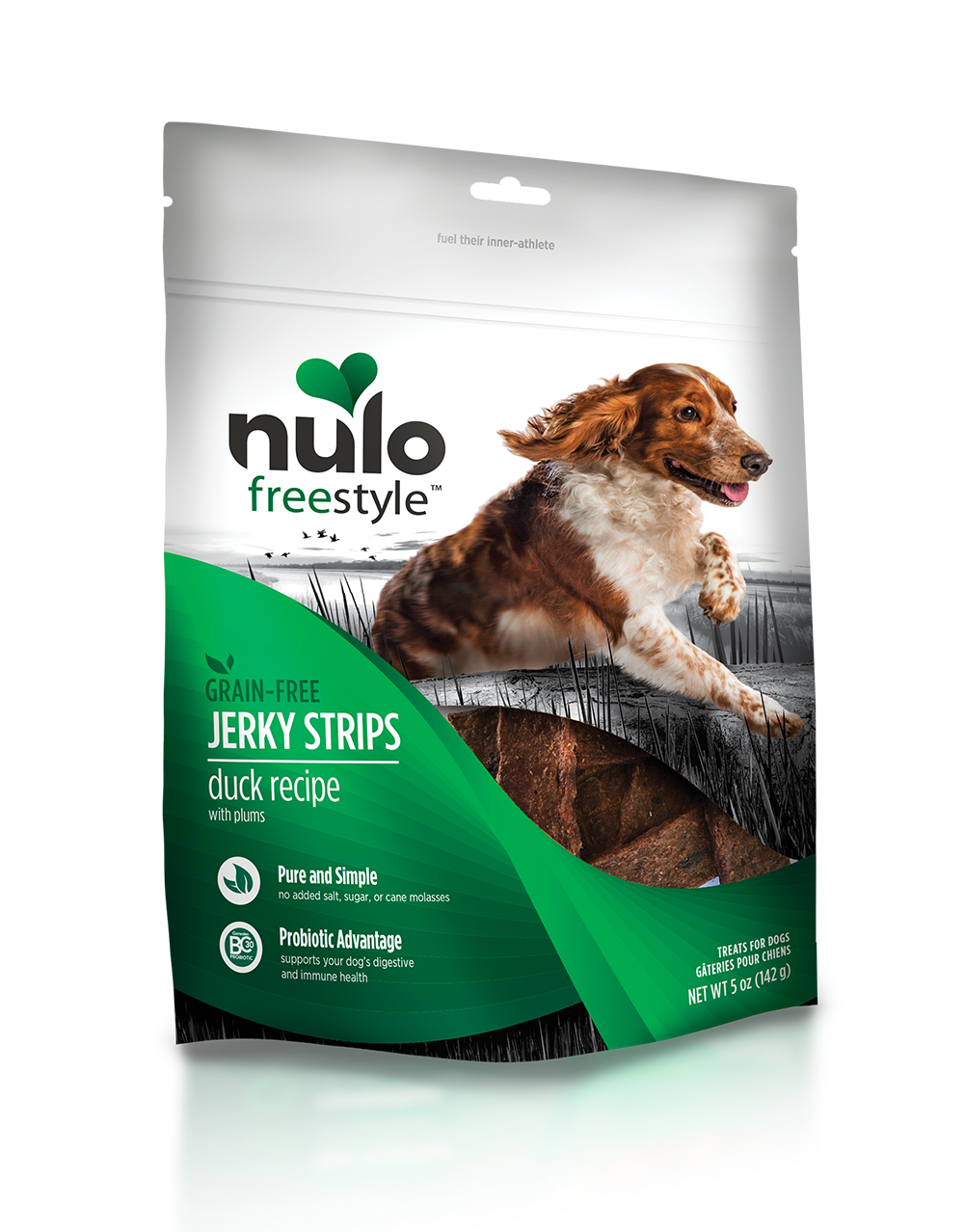 Nulo - Jerky Strips Duck Recipe with Plums Grain Free. Dog Treats.-Southern Agriculture