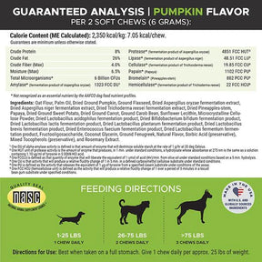 Pet Honesty - Digestive Probiotics Pumpkin Tasty Chews For Dogs