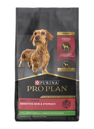 Purina Pro Plan - Small Breed, Adult Dog Sensitive Skin & Stomach Salmon & Rice Recipe Dry Dog Food