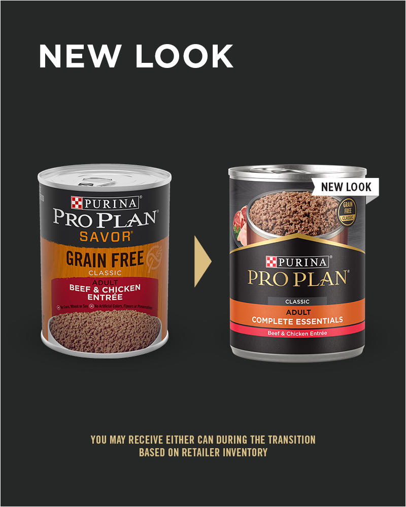 Purina Pro Plan Savor - All Breeds, Adult Dog Classic Grain-Free Beef & Chicken Entree Canned Dog Food-Southern Agriculture