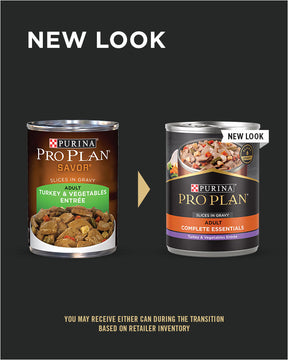 Purina Pro Plan Savor - All Breeds, Adult Dog Turkey & Vegetables Entree Slices in Gravy Canned Dog Food-Southern Agriculture