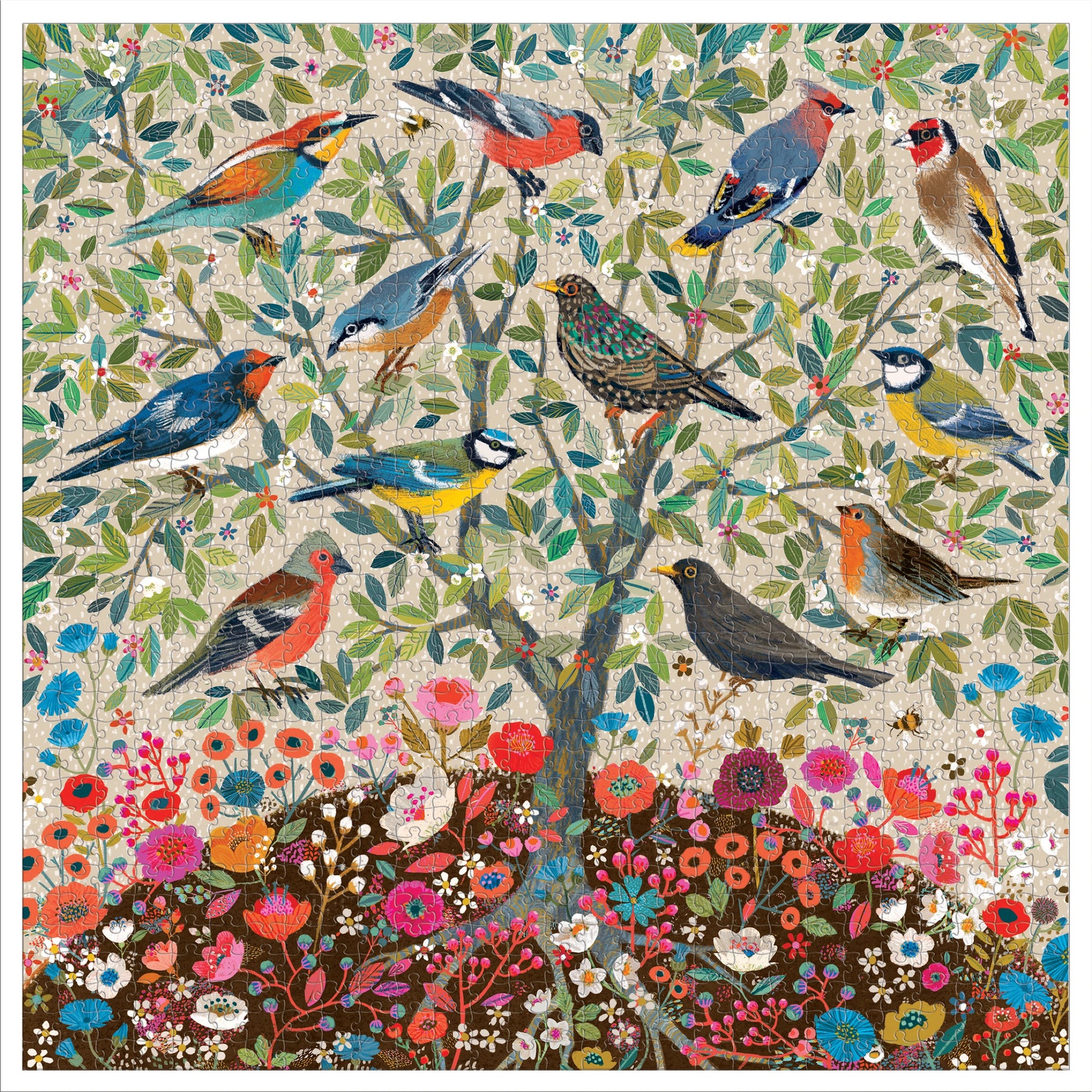 Puzzle Songbirds Tree 1000 pc
