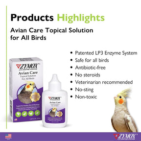 Pet Kings - Zymox Avian Care Topical Solution For All Birds